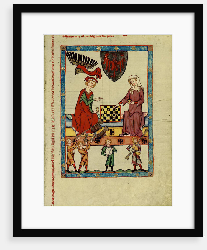 Margrave Otto IV of Brandenburg Playing Chess by Anonymous