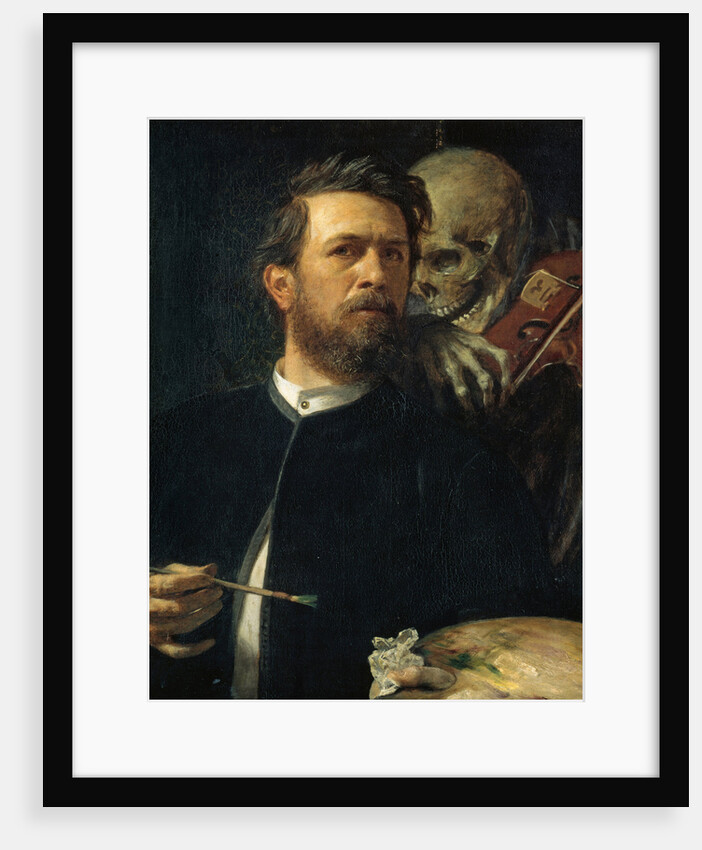 Self-portrait with Death Playing the Fiddle, 1872 by Arnold Böcklin