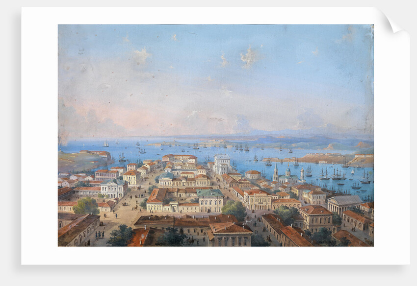 View of Sevastopol, 1860s-1870s by Carlo Bossoli