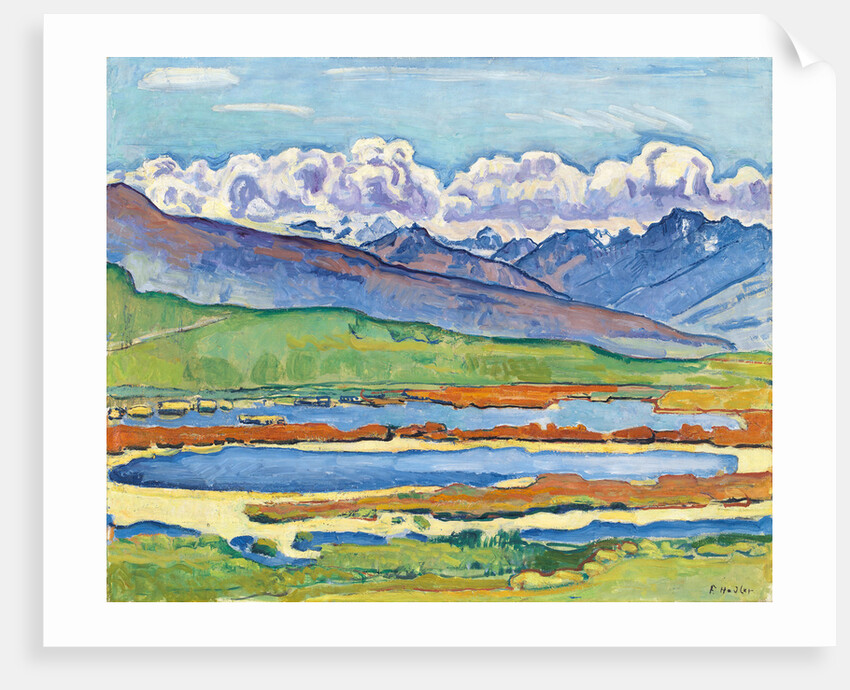 Etang long Crans-Montana by Ferdinand Hodler