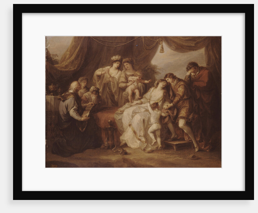 Poisoned Eleanor, 1782 by Angelika Kauffmann