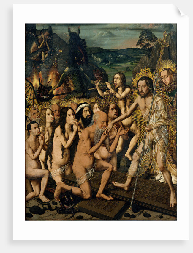 Descent of Christ into Limbo, ca 1475 by Bartolomé Bermejo