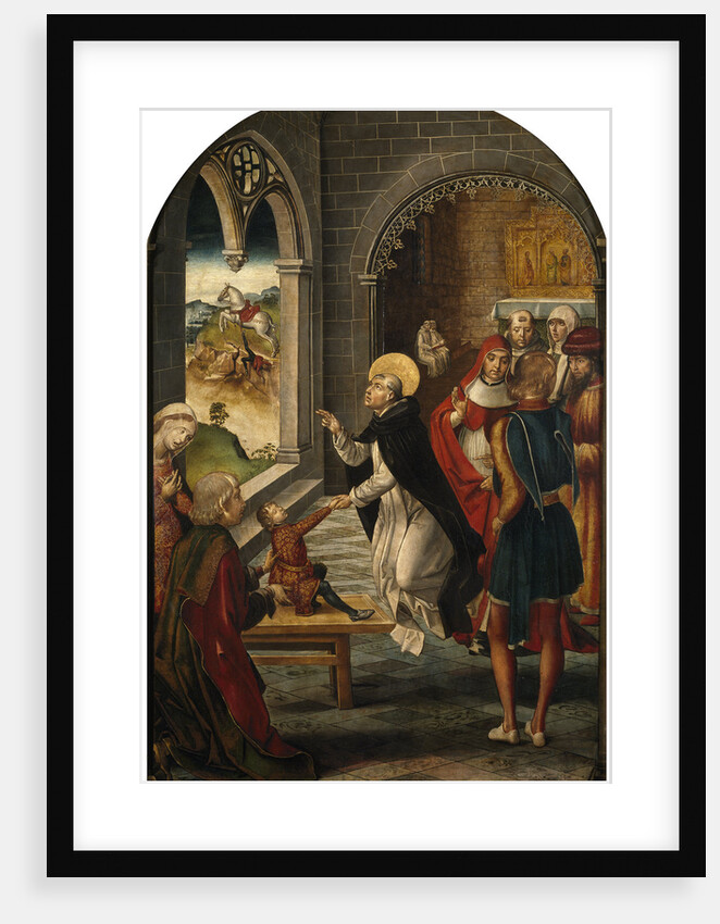 Saint Dominic Resurrects a Boy, 1493-1499 by Pedro Berruguete