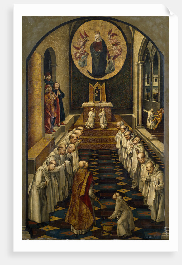 The Apparition of the Virgin to a Dominican Community, 1493-1499 by Pedro Berruguete