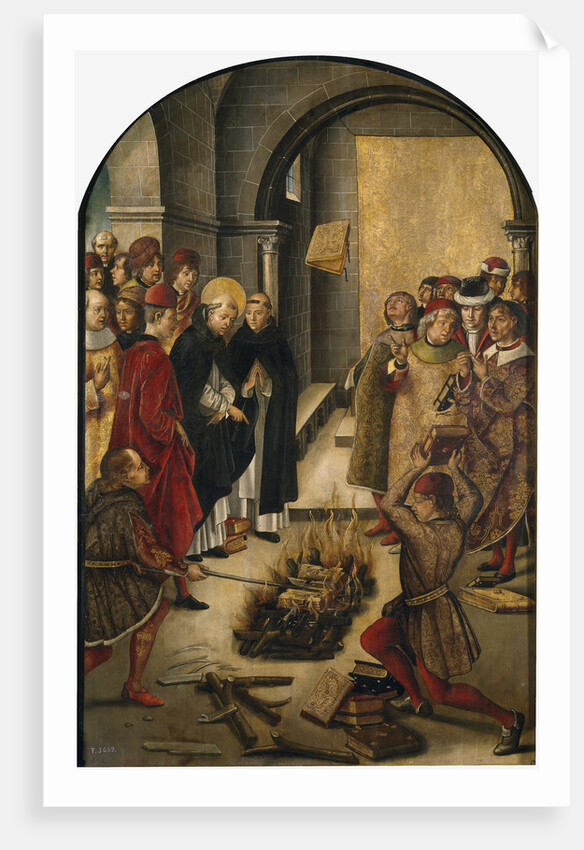 The Disputation between Saint Dominic and the Albigensians, 1493-1499 by Pedro Berruguete