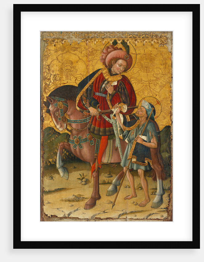 Saint Martin Sharing his Cloak, c. 1440 by Blasco de Grañén