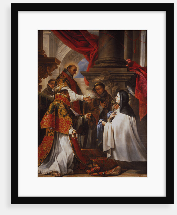 The Communion of Saint Theresa, 1670 by Juan Martín Cabezalero