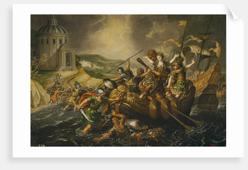 The Rape of Helen, Mid of 17th cen by Juan de la Corte