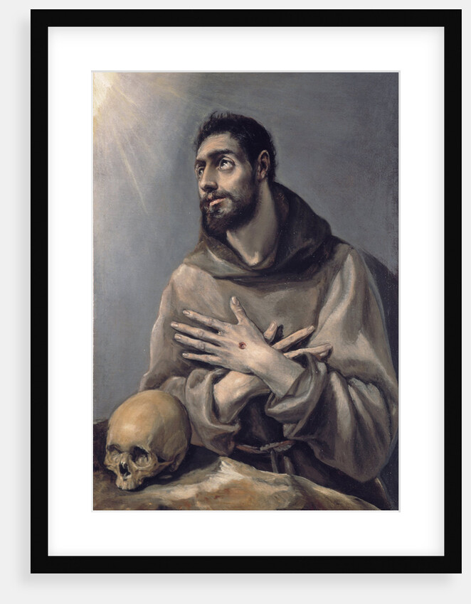 Saint Francis in ecstasy, c. 1580 by Dominico El Greco