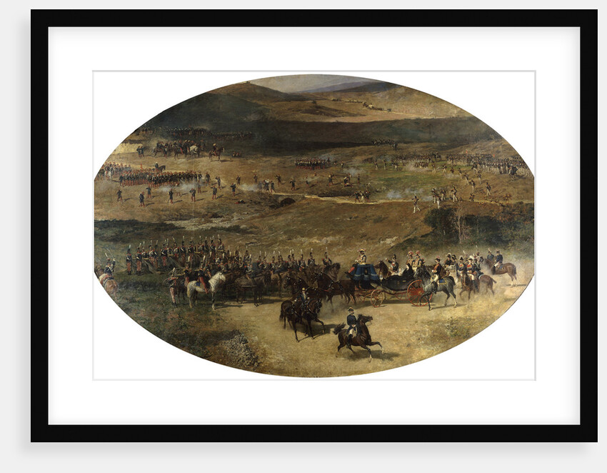 Queen Maria Christina Reviewing the Troops, 1866-1867 by Marià Fortuny