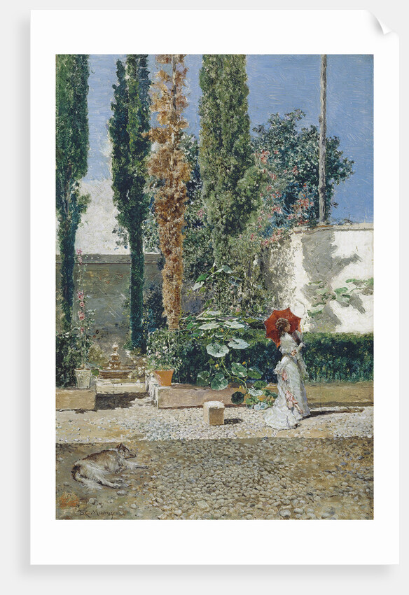 Garden of the Fortunys house, 1872 by Marià Fortuny