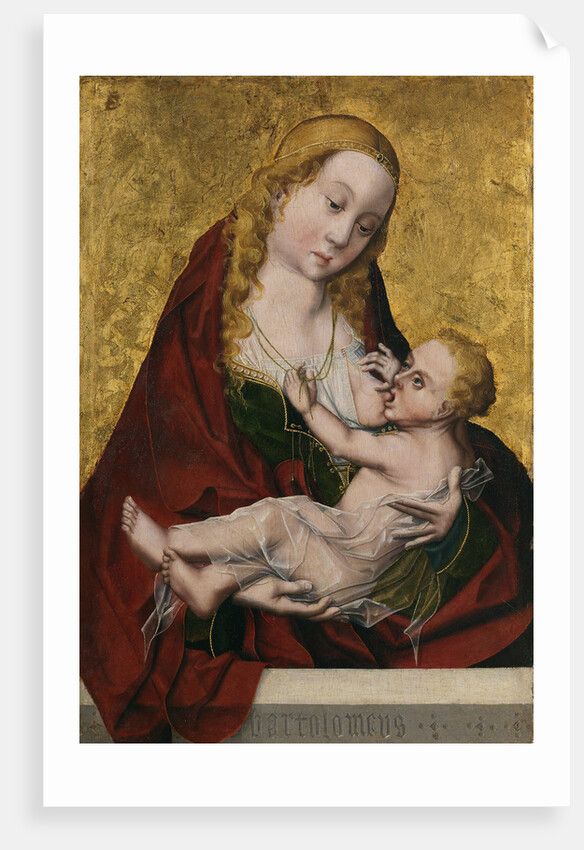 Tthe Virgin suckling the Child, c. 1490 by Maestro Bartolomé