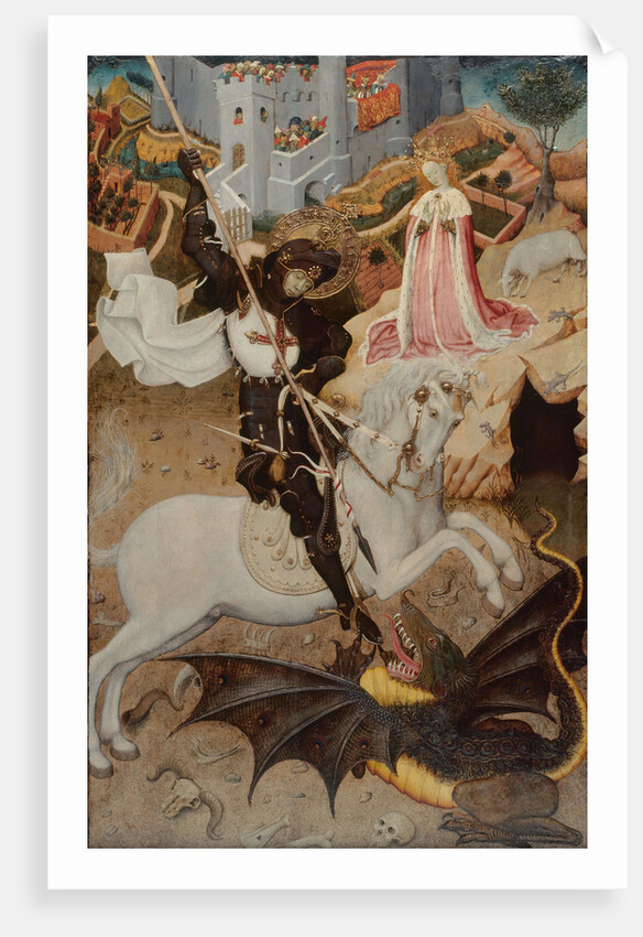 Saint George Killing the Dragon, 1434-1435 by Bernat Martorell the Elder