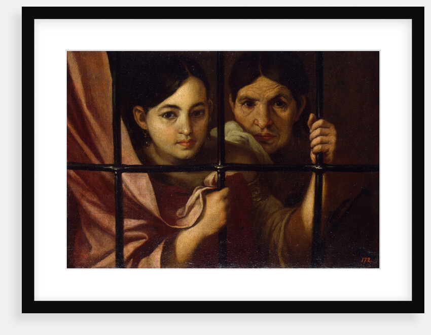 Two Women Behind a Grille, 1645 by Bartolomé Estebàn Murillo