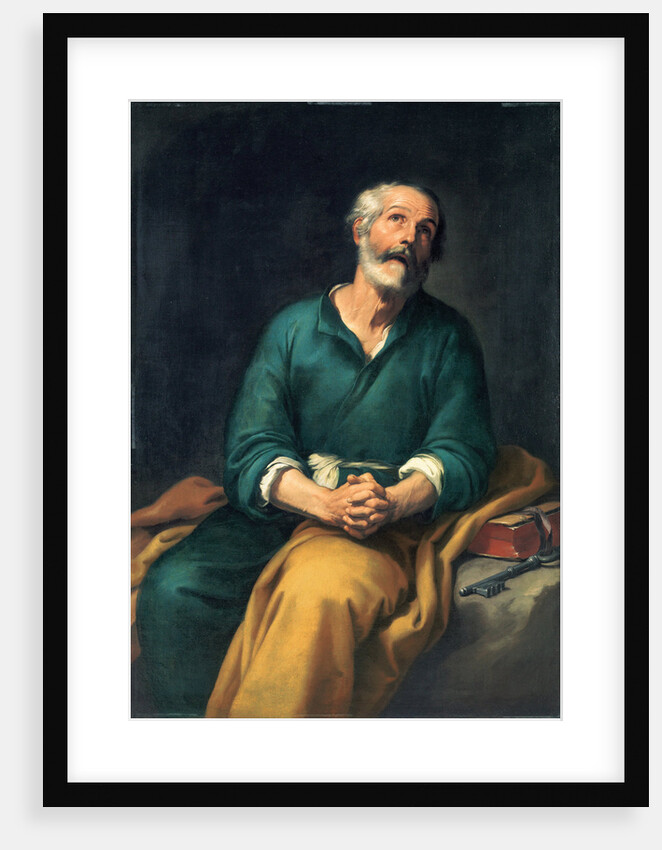 Saint Peter in Tears, c. 1655 by Bartolomé Estebàn Murillo
