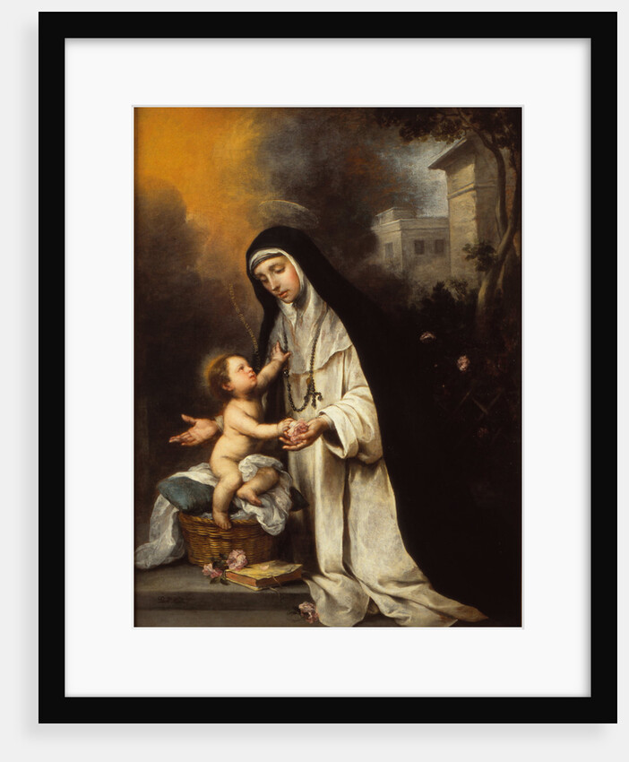 Saint Rose of Lima, 1670 by Bartolomé Estebàn Murillo