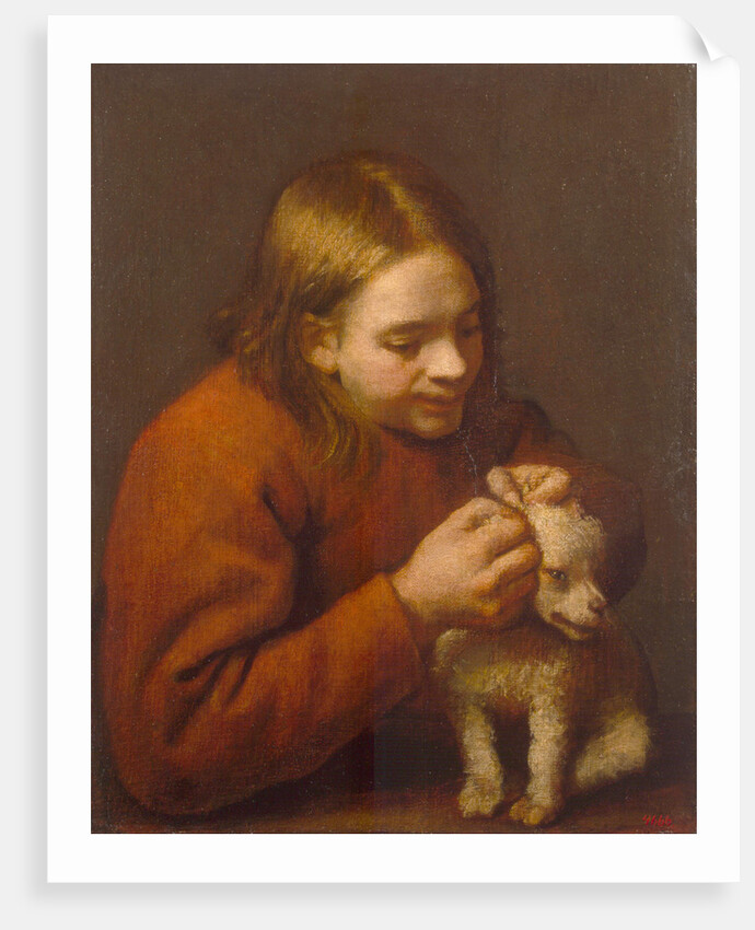Boy Looking for Fleas on a Dog, 1650 by Pedro Nuñez de Villavicencio