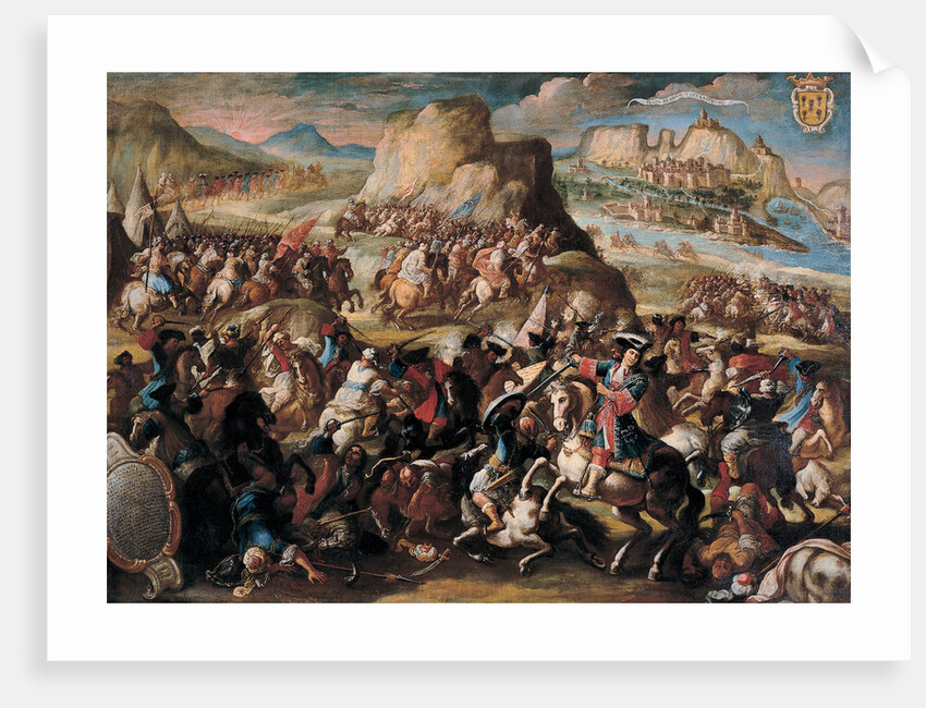 The Battle of Oran by Acisclo Antonio Palomino de Castro y Velasco