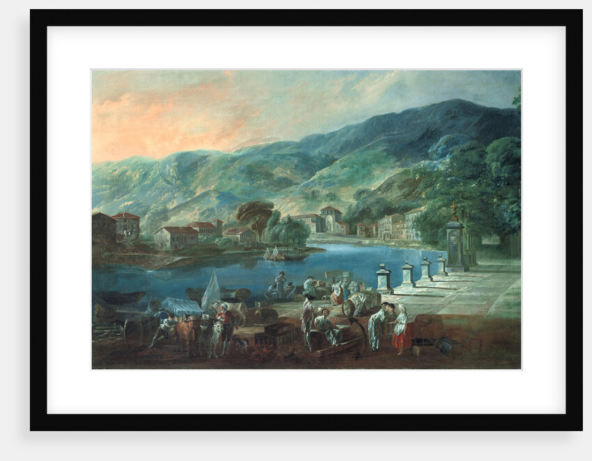 View of El Arenal in Bilbao, ca 1784 by Luis Paret y Alcázar