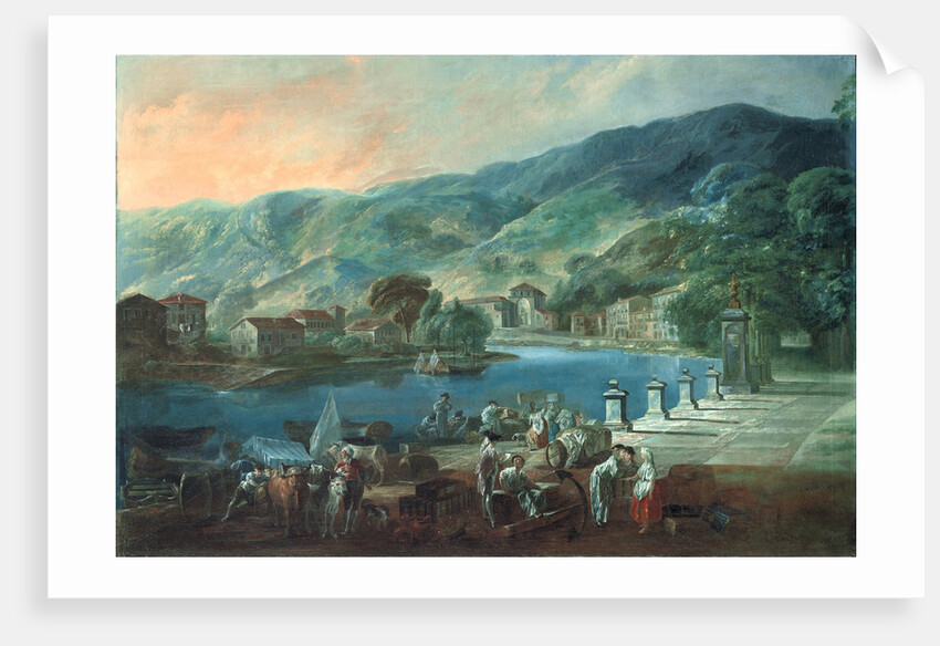 View of El Arenal in Bilbao, ca 1784 by Luis Paret y Alcázar
