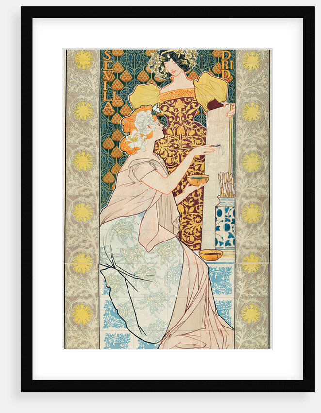 Mosaicos Escofet-Tejera (Advertising Poster), 1900 by Alejandro de Riquer Inglada
