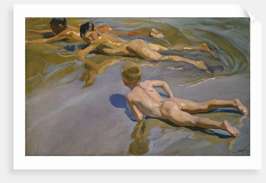 Boys on the Beach, 1909 by Joaquín Sorolla y Bastida