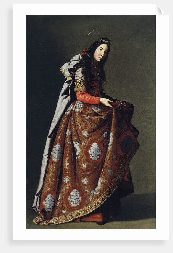 Saint Casilda of Toledo, ca 1630-1634 by Francisco de Zurbarán