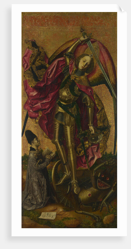 Saint Michael Triumphs over the Devil, 1468 by Bartolomé Bermejo