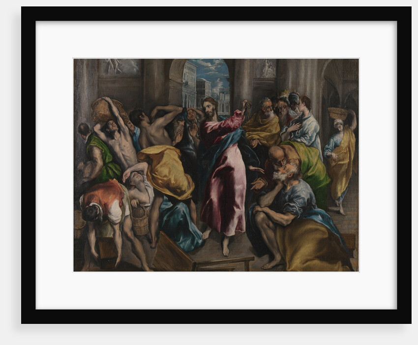 Christ driving the Traders from the Temple, ca. 1600 by Dominico El Greco