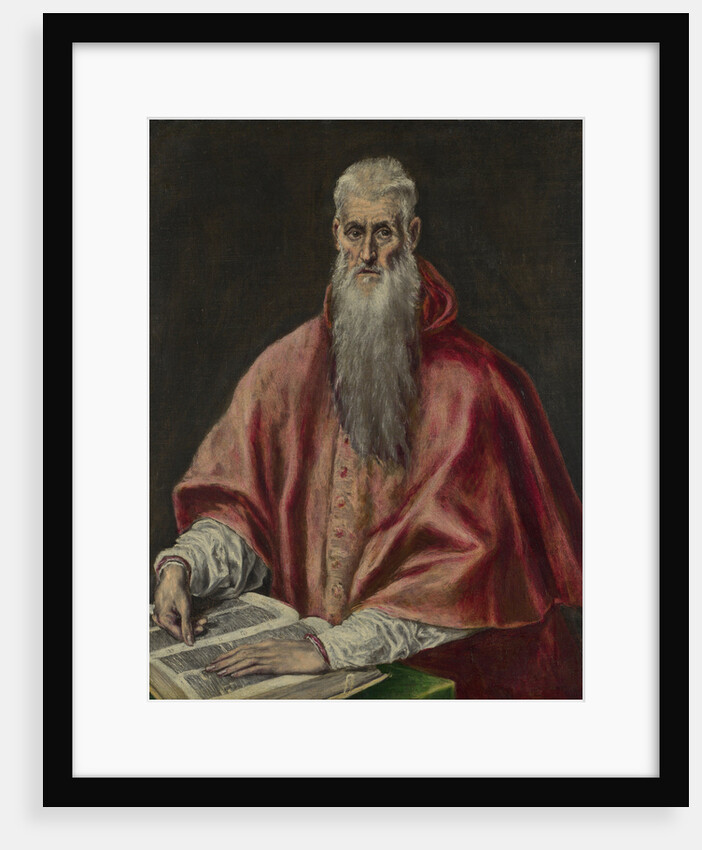 Saint Jerome as Cardinal, 1590?1600 by Dominico El Greco