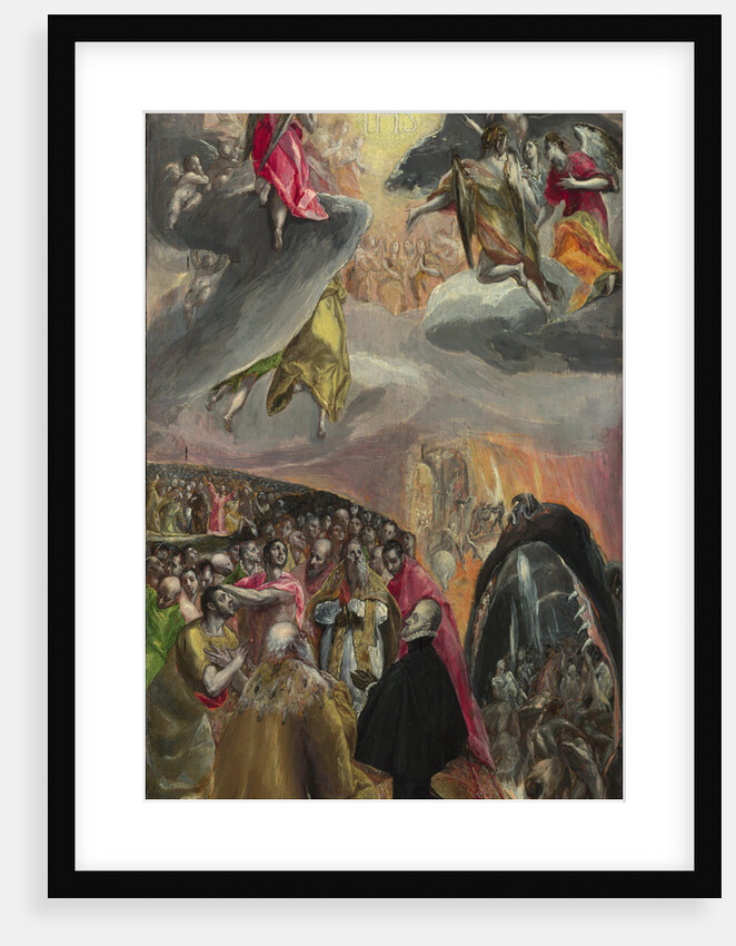 The Adoration of the Name of Jesus, 1570s by Dominico El Greco