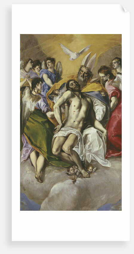 The Holy Trinity, 1579 by Dominico El Greco