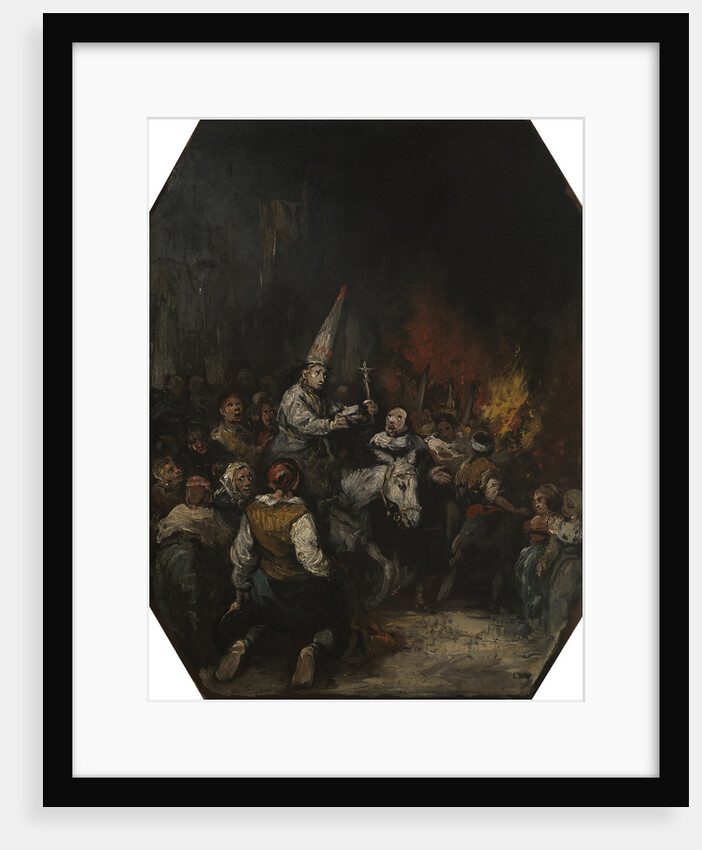 Convicted by the inquisition, ca 1860 by Eugenio Lucas Velázquez