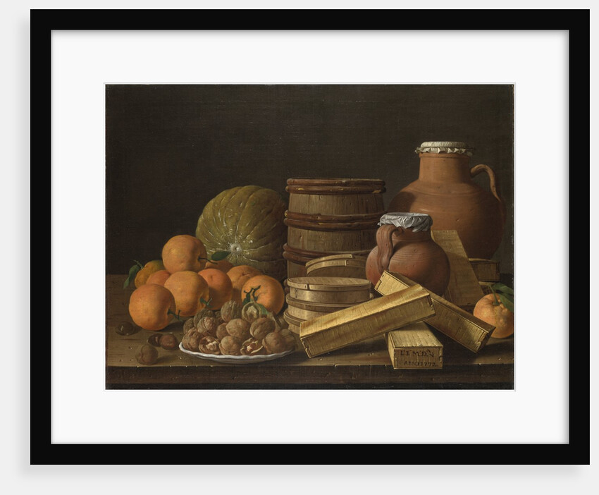 Still Life with Oranges and Walnuts, 1772 by Luis Meléndez