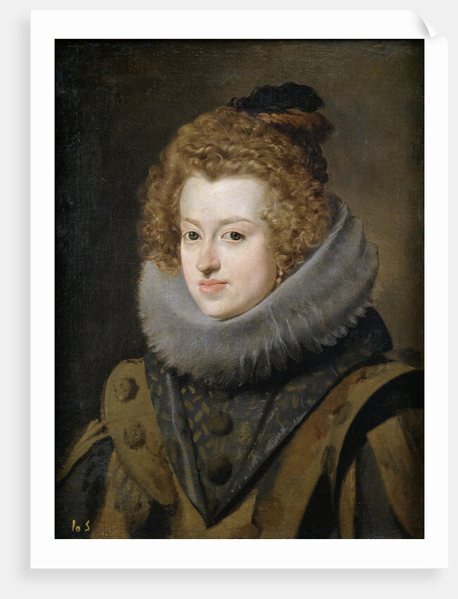 Portrait of Maria Anna (1606-1646), Infanta of Spain by Diego Velazquez