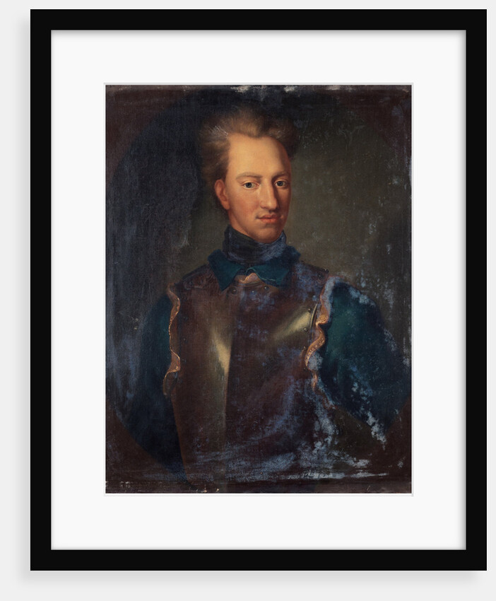Portrait of the King Charles XII of Sweden by David von Krafft
