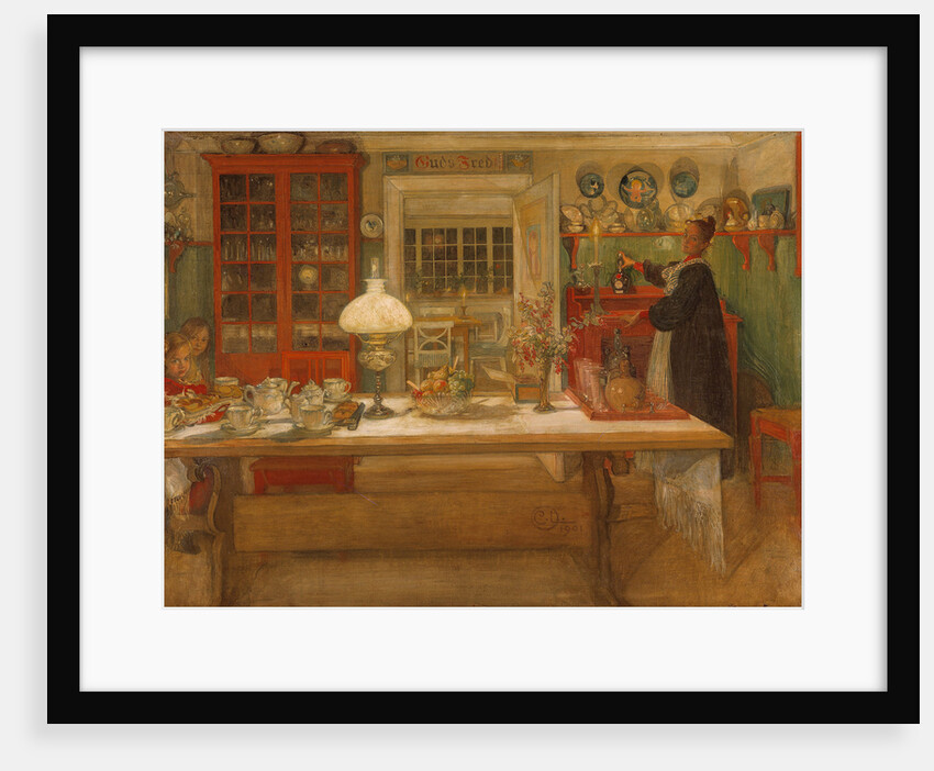 Getting Ready for a Game, 1901 by Carl Larsson