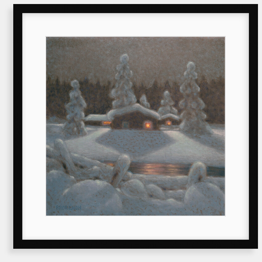 Winter Night by Bror Lindh