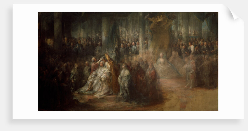 The Coronation of King Gustav III of Sweden, 1782-1793 by Carl Gustaf Pilo