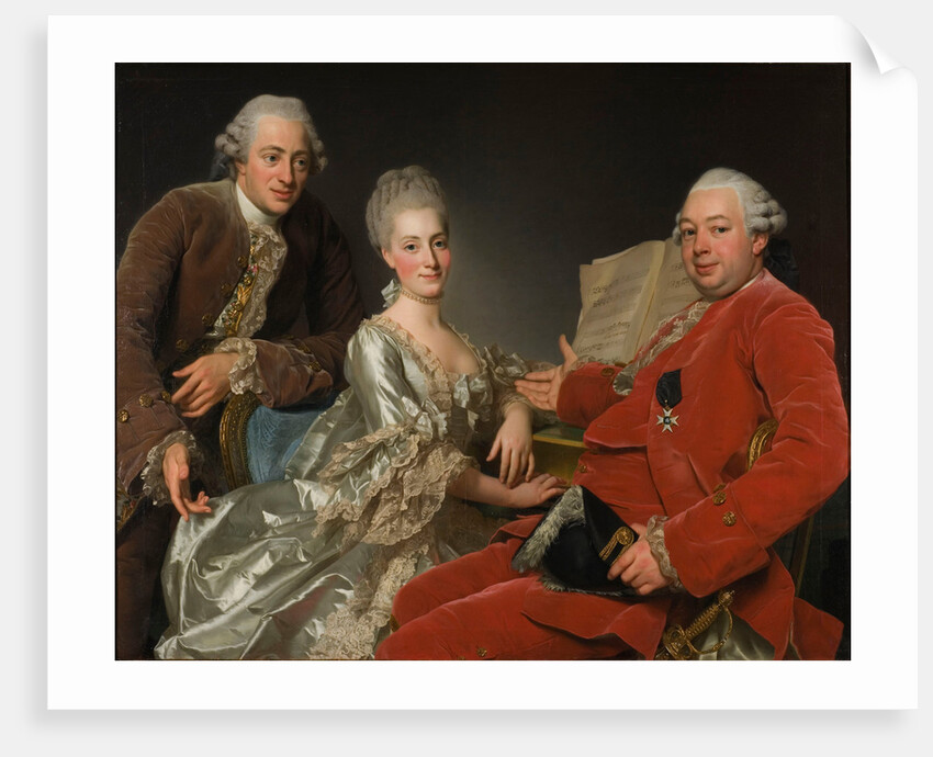 John Jennings, his Brother and Sister-in-Law, 1769 by Alexander Roslin