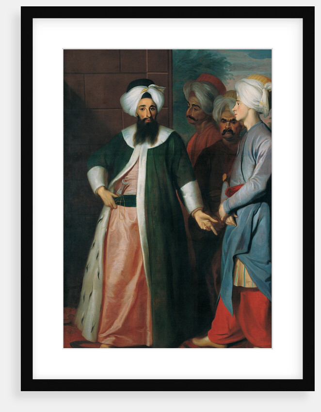 Mustapha Aga and his Retinue, 1730s by Georg Engelhard Schroeder