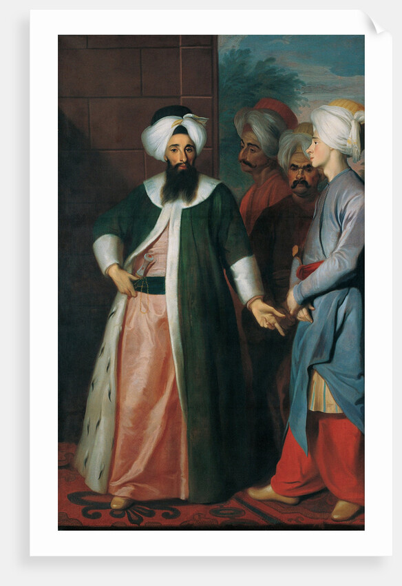 Mustapha Aga and his Retinue, 1730s by Georg Engelhard Schroeder