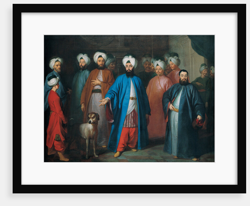 Mehmed Said Efendi and his Retinue, 1740s by Georg Engelhard Schroeder