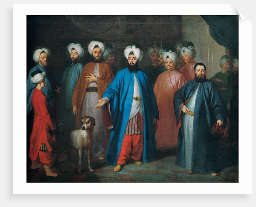 Mehmed Said Efendi and his Retinue, 1740s by Georg Engelhard Schroeder