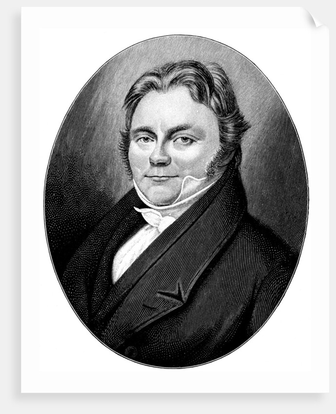 Portrait of the chemist Jöns Jakob Berzelius, 1830s by Anonymous