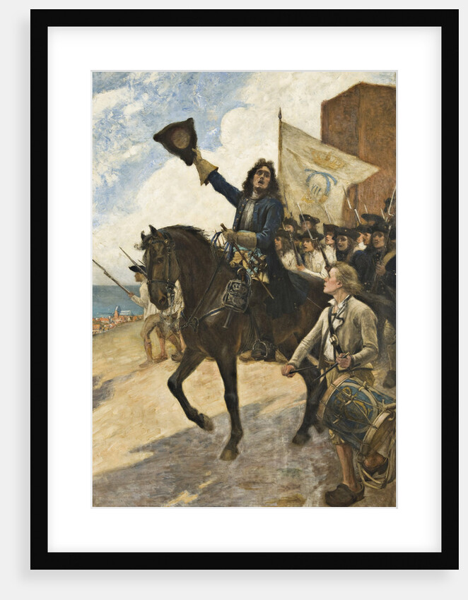 Magnus Stenbock in the Battle of Helsingborg by Gustaf Cederström