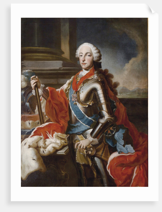 Portrait of Maximilian III Joseph, Elector of Bavaria, Mid of the 18th cen by George Desmarées