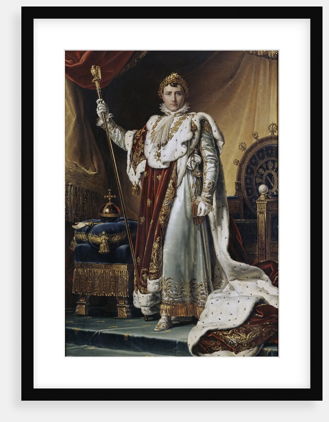 Portrait of Emperor Napoléon I Bonaparte in his Coronation Robes, ca 1804 by François Pascal Simon Gérard