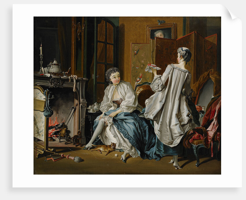 Morning toilet (After François Boucher) by Pehr Hilleström