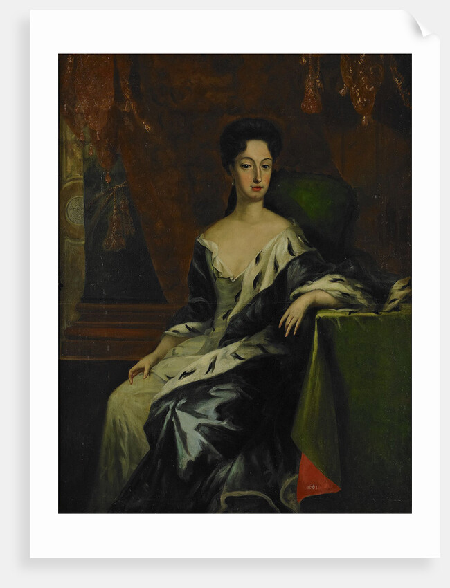 Portrait of Princess Hedvig Sofia of Sweden, Duchess of Holstein-Gottorp, End of 17th cen by David von Krafft